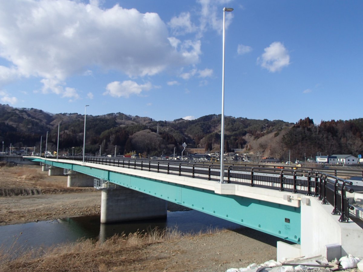 主要地方道重茂半島線（仮称）津軽石川橋上部工工事